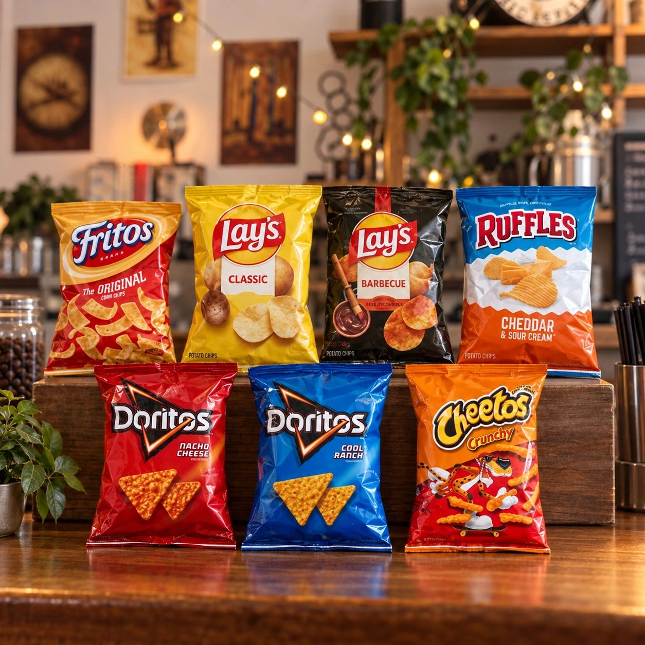 Chips at eYrthBeat Coffee Company