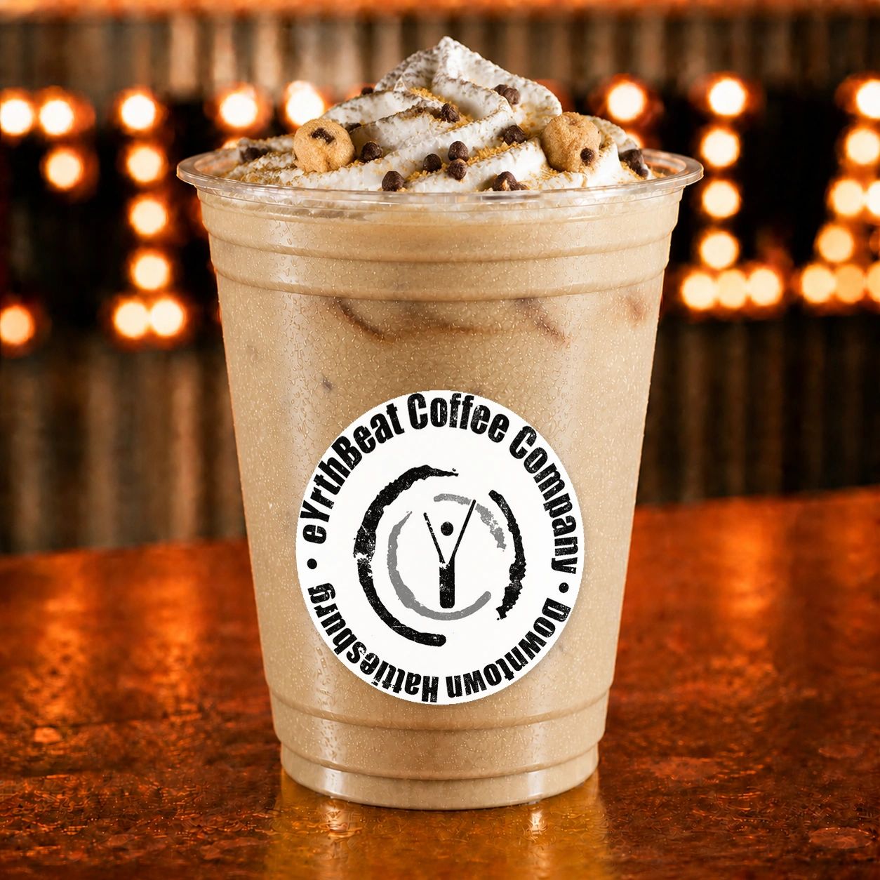 Cookie Dough Frappe at eYrthBeat Coffee Company