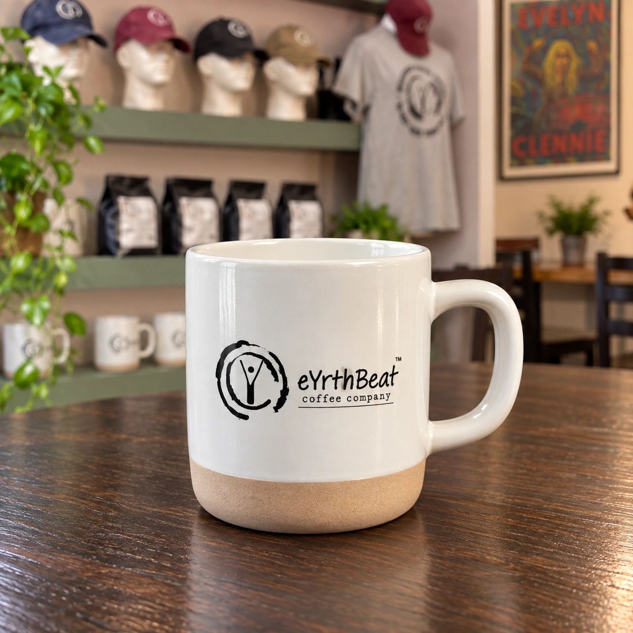 eYB Mug at eYrthBeat Coffee Company