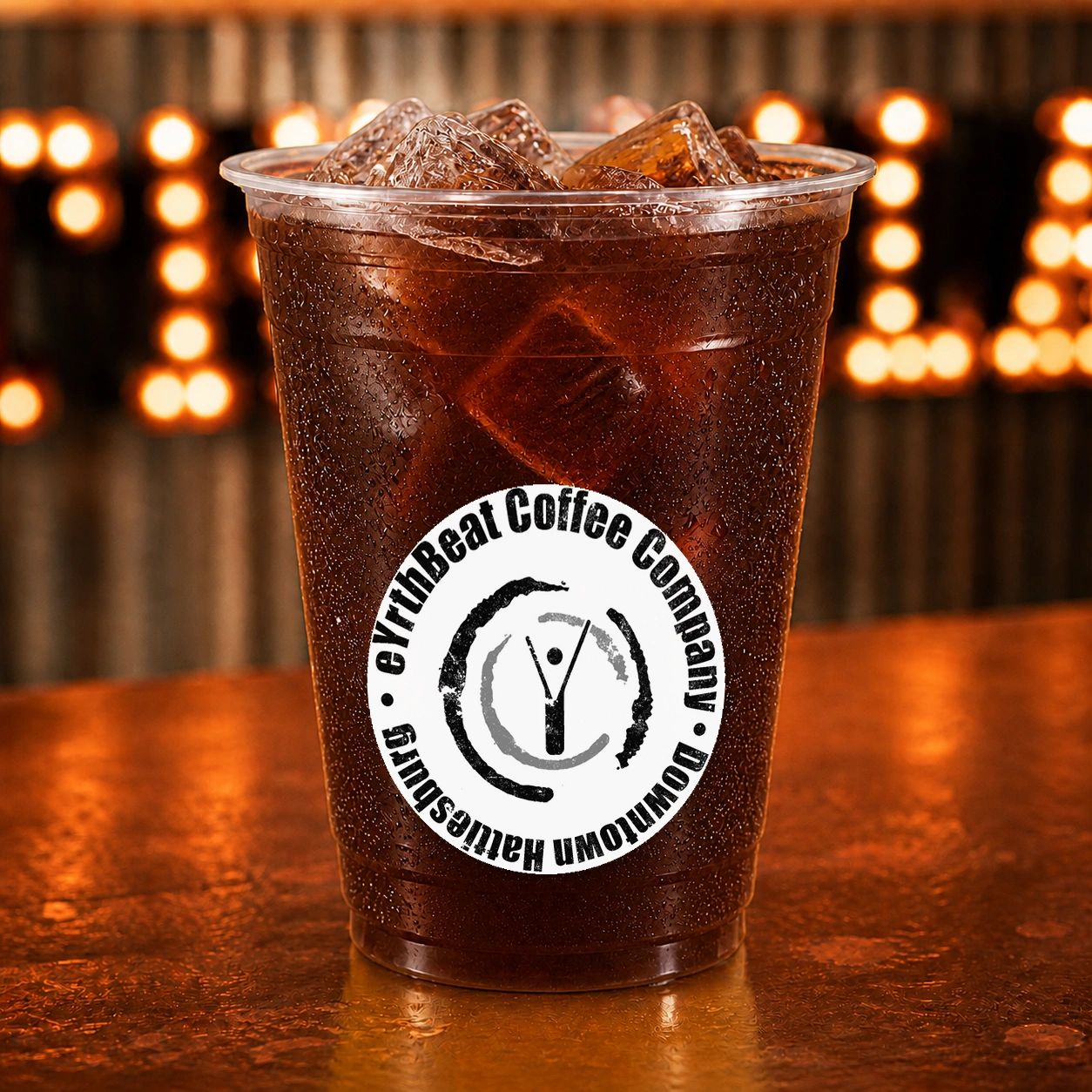 Iced Coffee at eYrthBeat Coffee Company