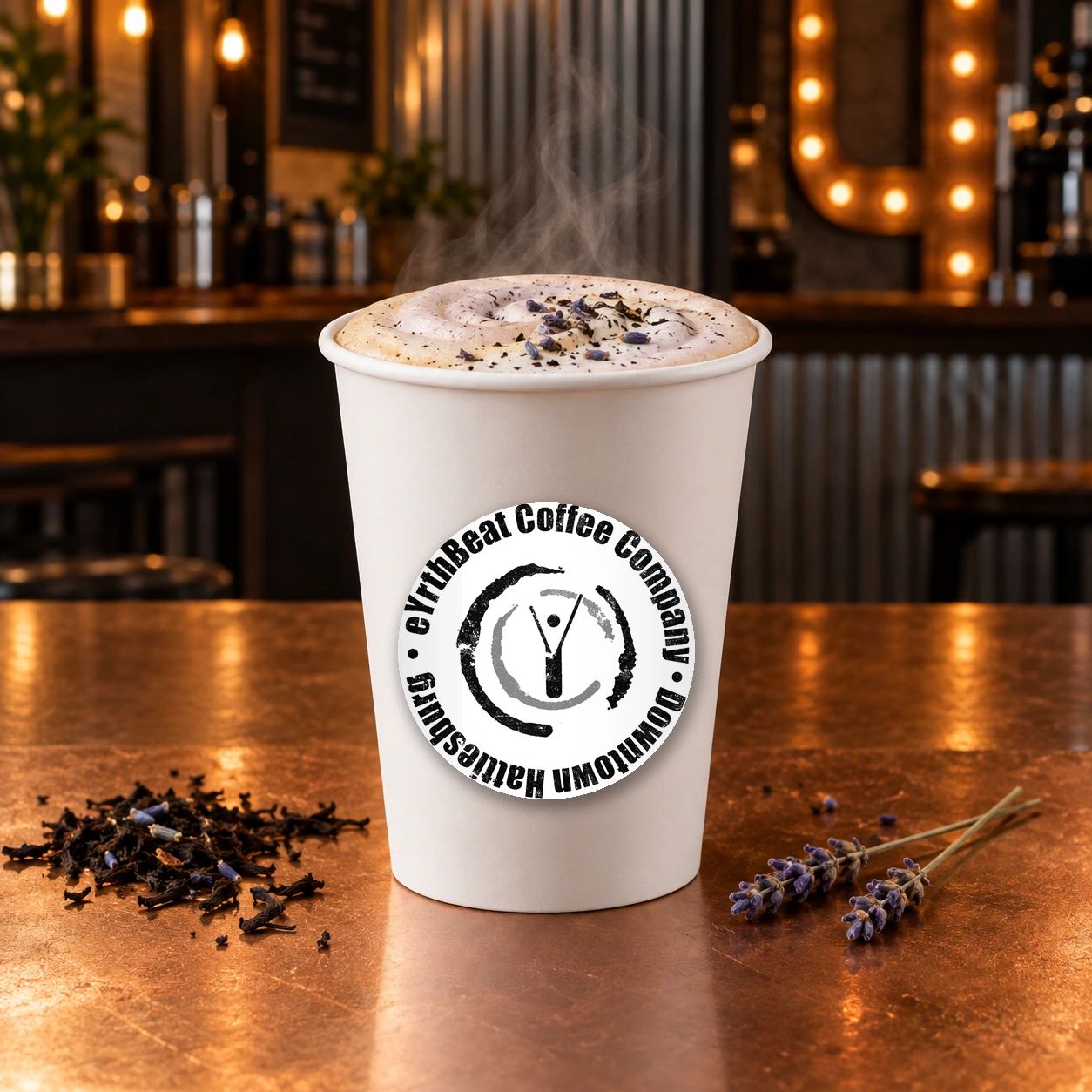 London Fog at eYrthBeat Coffee Company