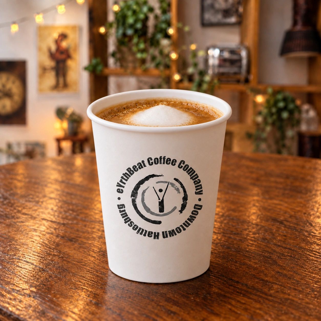 Macchiato at eYrthBeat Coffee Company