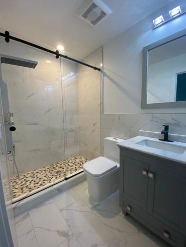 Sliding glass shower door