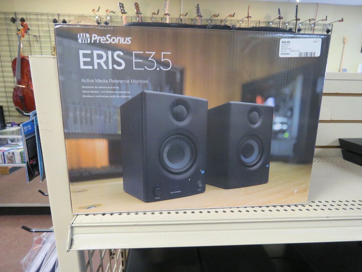 PreSonus Eris E3.5 Powered Studio Monitor Reference Speakers