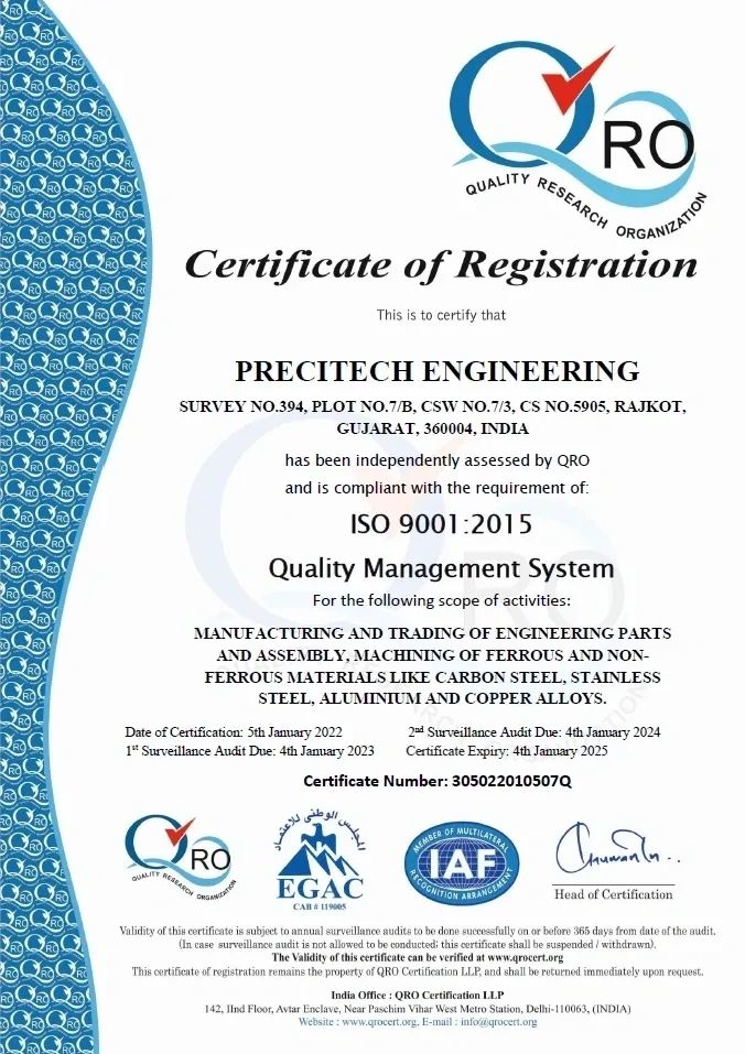 An ISO 9001:2015 Certified Company