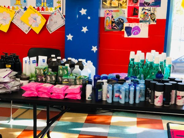 Body and personal hygiene products donated to family shelters around New York City