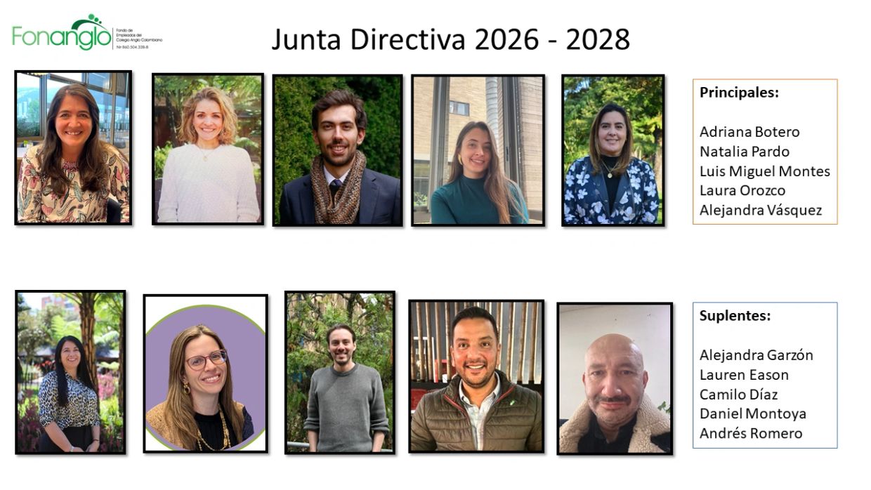 Board of Directors 2026-2028 with principal and alternate members.