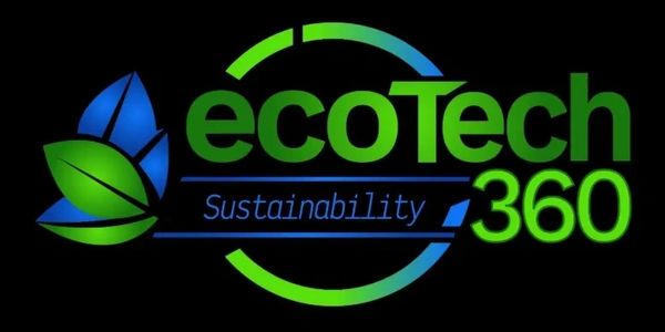 A logo for ecotech 3 d, which is being used to produce products.