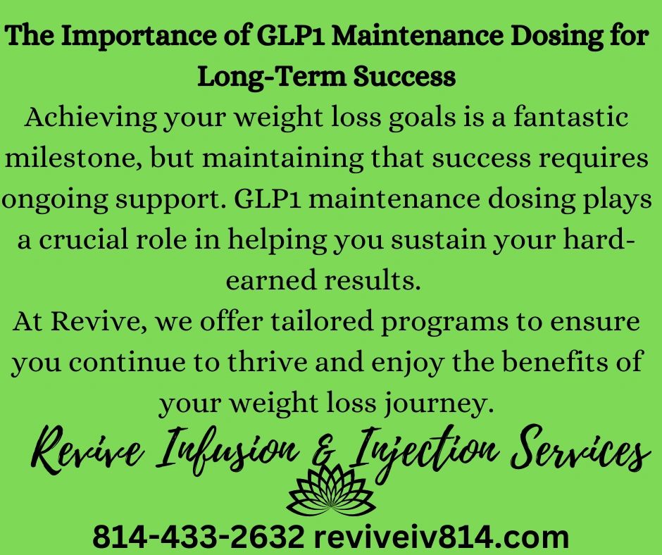 GLP1 Maintenance Dosing After Achieving Weight Loss Goal