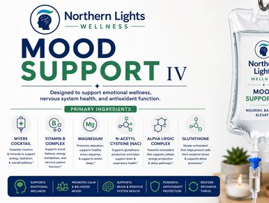 Northern Lights Wellness Mood Support IV for emotional and nervous system health.