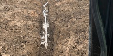 Drainage replacement and excavation.
