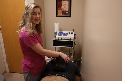 Jessica ultrasound therapy pain relief Williamston sc chiropractor