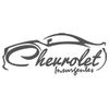 Blue Chevrolet car outline logo with 'Chevrolet' text.
