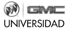 Logo of Universidad GMC featuring Buick and GMC emblems.