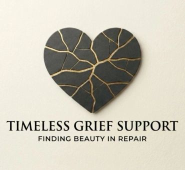 Broken heart repaired with gold cracks symbolizing beauty in repair.