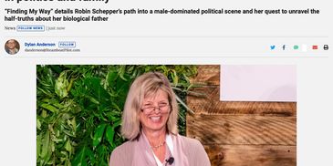 Robin Schepper discusses her journey in "Finding My Way."