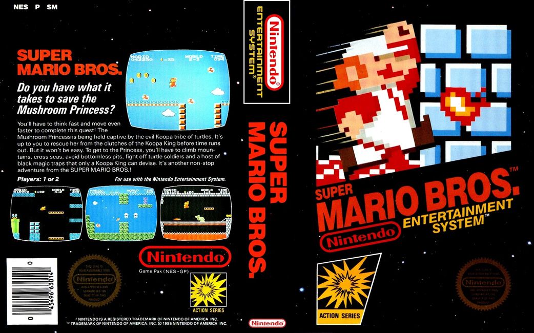Super Mario Bros. NES - RetroGameRatings.com