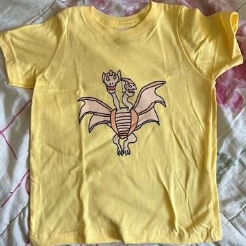 Picture of kids t-shirt with the dragon Scepta cartoon