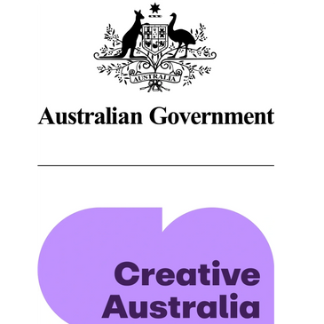Logo of Australian Government and Creative Australia