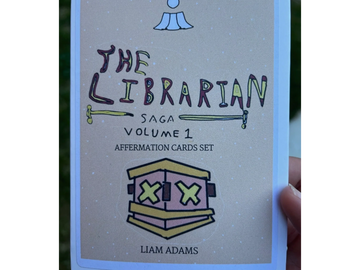 the front cover of the librarian saga affirmation set