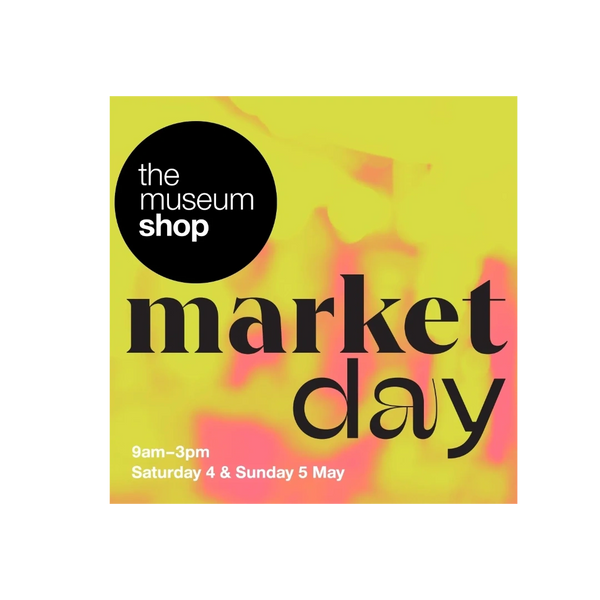 a poster for the National Museum of Australia Market