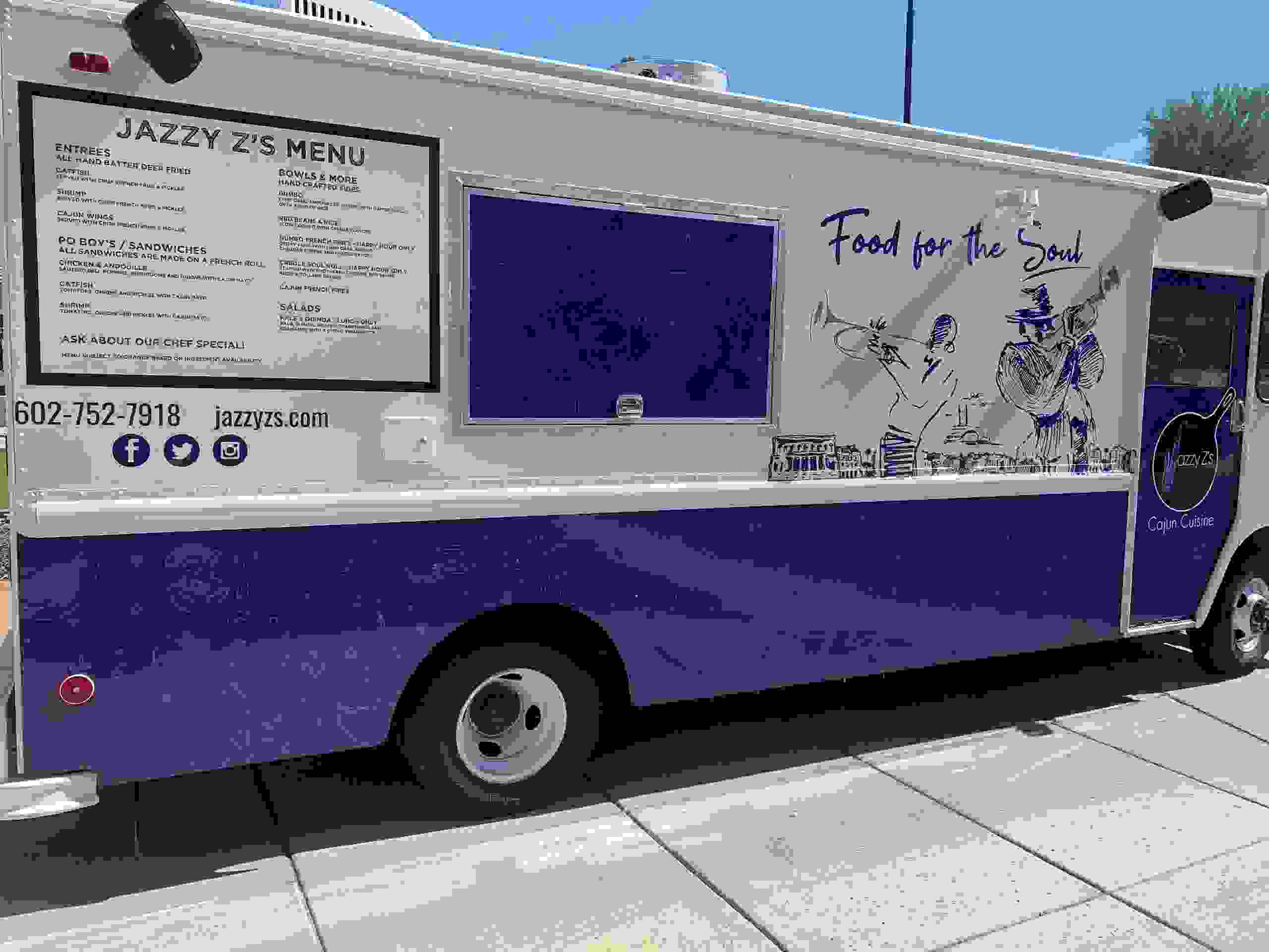 Jazzy Z's Cajun Food, Food Truck, Seafood Gumbo