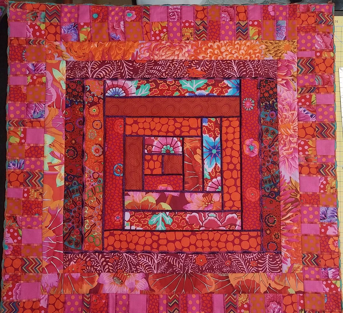 Decorative Serger Quilt (32inches x 32) you can make it bigger