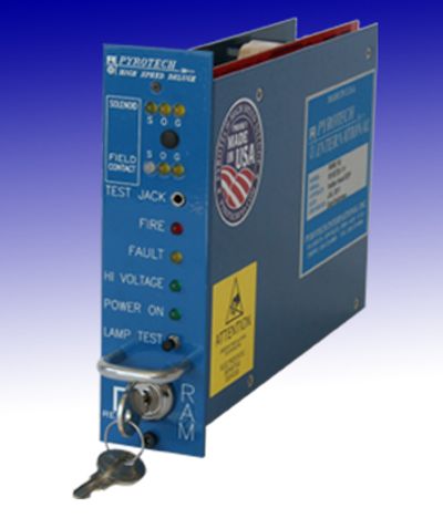 Pyrotech Ultra High Speed Deluge Systems - Ultra High Speed Deluge Solenoid  Release Module, High Speed Detector Controller
