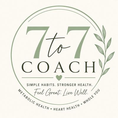 Logo for 7 to 7 Coach promoting health and wellness.
