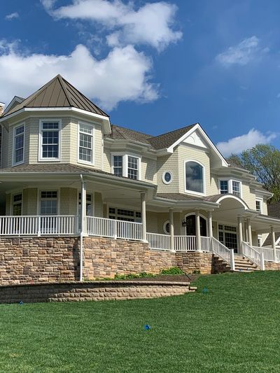 Custom home built by Debcan Construction for a repeat customer in Holmdel, NJ.