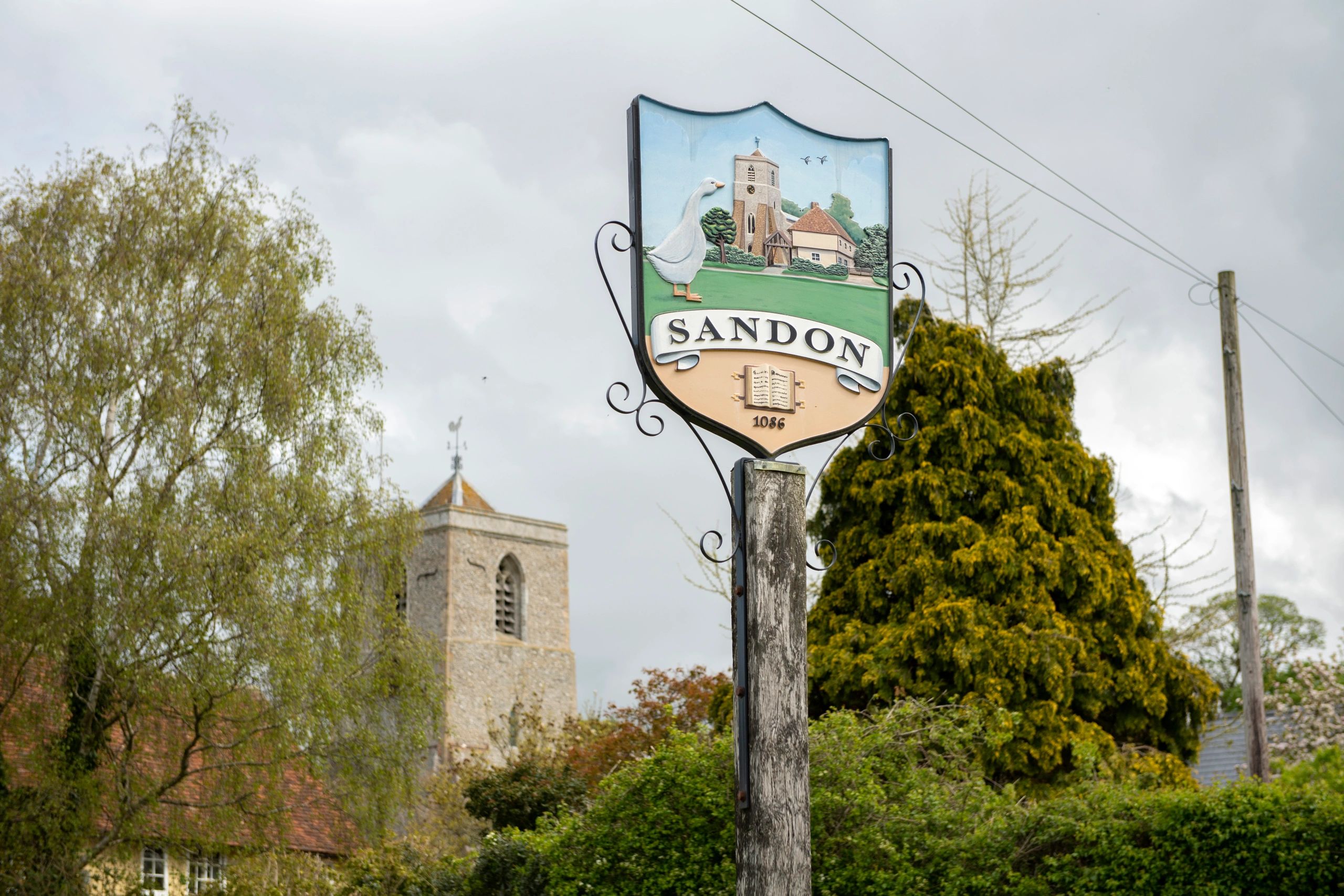 Located in the beautiful village of Sandon in Hertfordshire