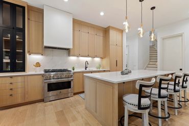Custom White Oak Cabinetry
