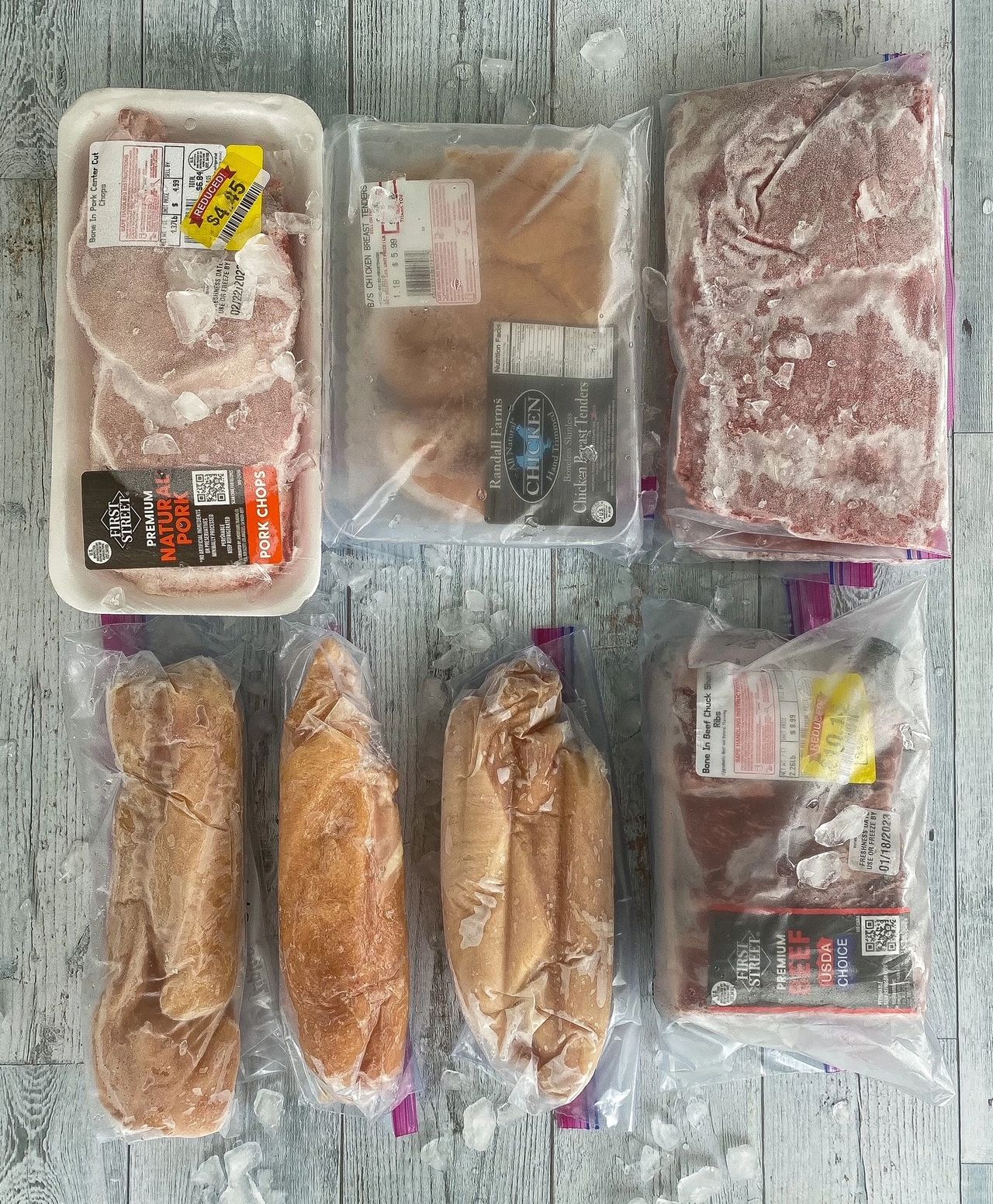 How to wrap meat to freeze