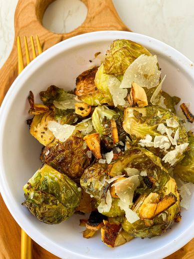 Lemon Parmesan Brussels Sprouts Recipe