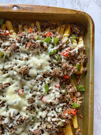 Philly Cheese Steak Fries Recipe