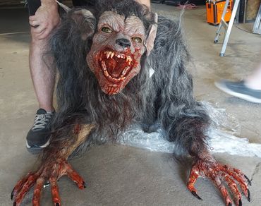 This bloody scary werewolf is sure to chill