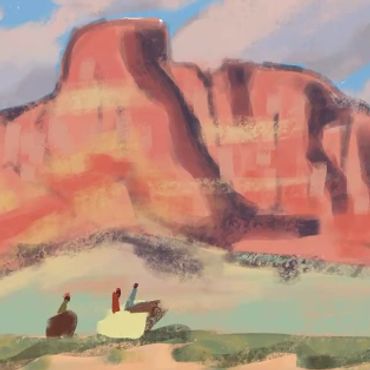Digital painting from a kids digital art class in Irvine, CA, digital art class near me