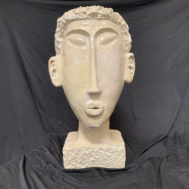 Sculpture of women from clay ceramics class in Orange County, CA