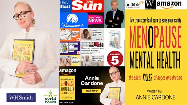 Author Annie Cardone promotes her book on menopause and mental health.