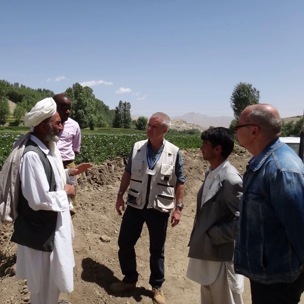 Listening to the needs of Afghan farmers in the Foladi Valley, Bamyan Province, Afghanistan