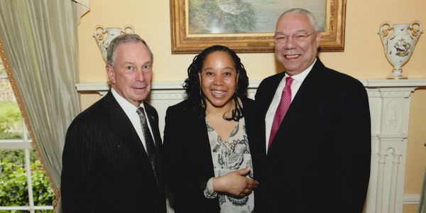 Mayor Michael Bloomberg, Savanna Washington, General Colin L. Powell (Ret.)