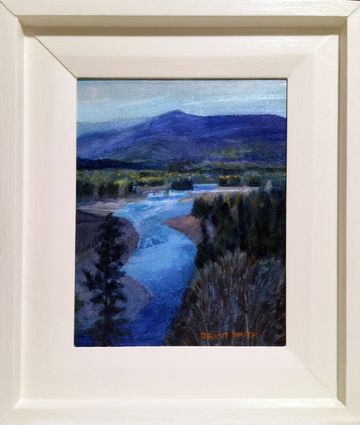 st mary river purcell mountains original oil painting grant smith studio artwork wycliffe kimberley