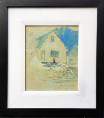 townsite house kimberley bc oil painting art work grant smith studio