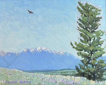 steeples mountains  butte cranbrook wycliffe kimberley oil painting artwork ghrant smith studio