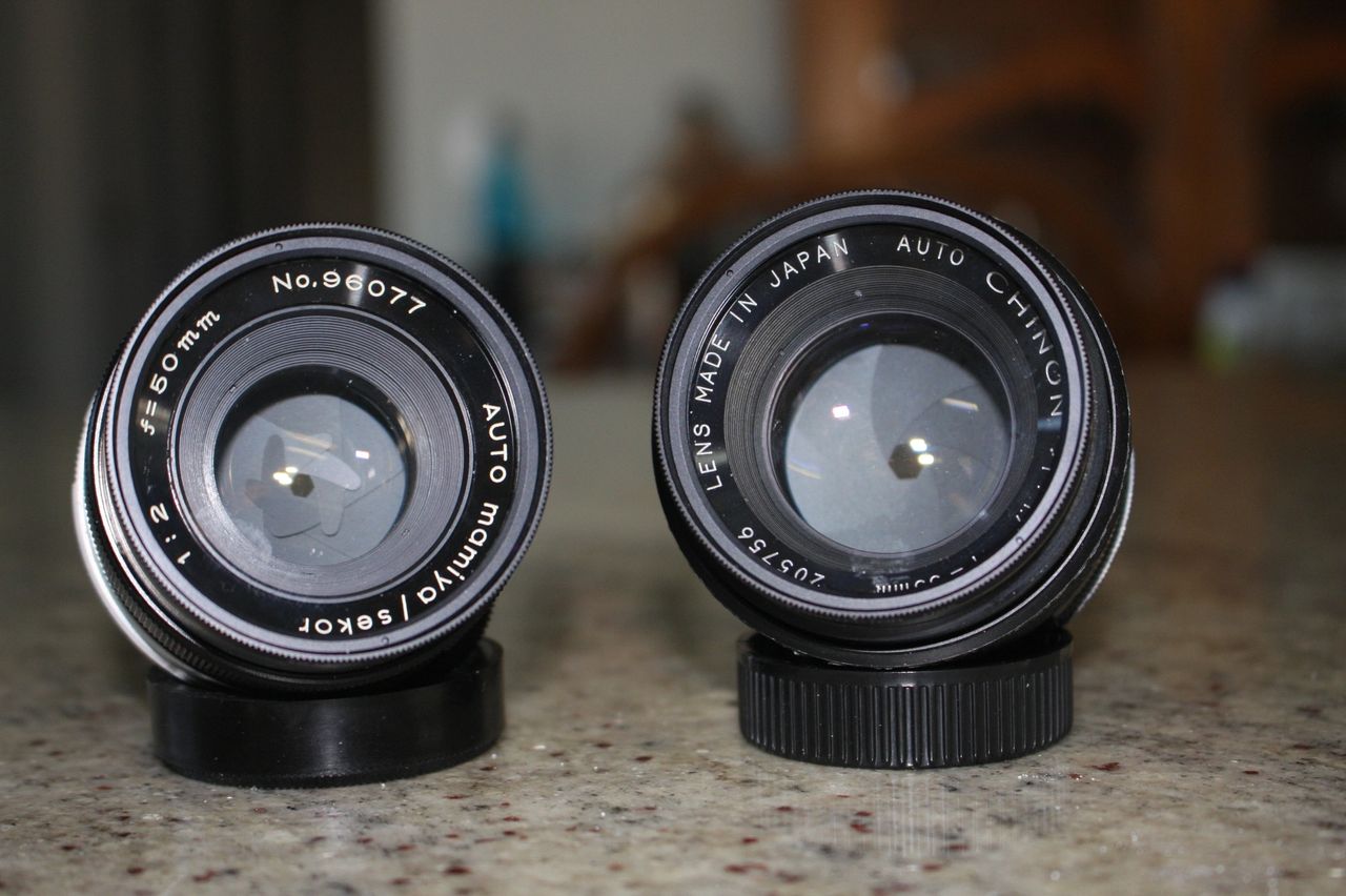 Saturday Shootout—Mamiya-Sekor 50mm f2 vs Auto Chinon 55mm f1.7