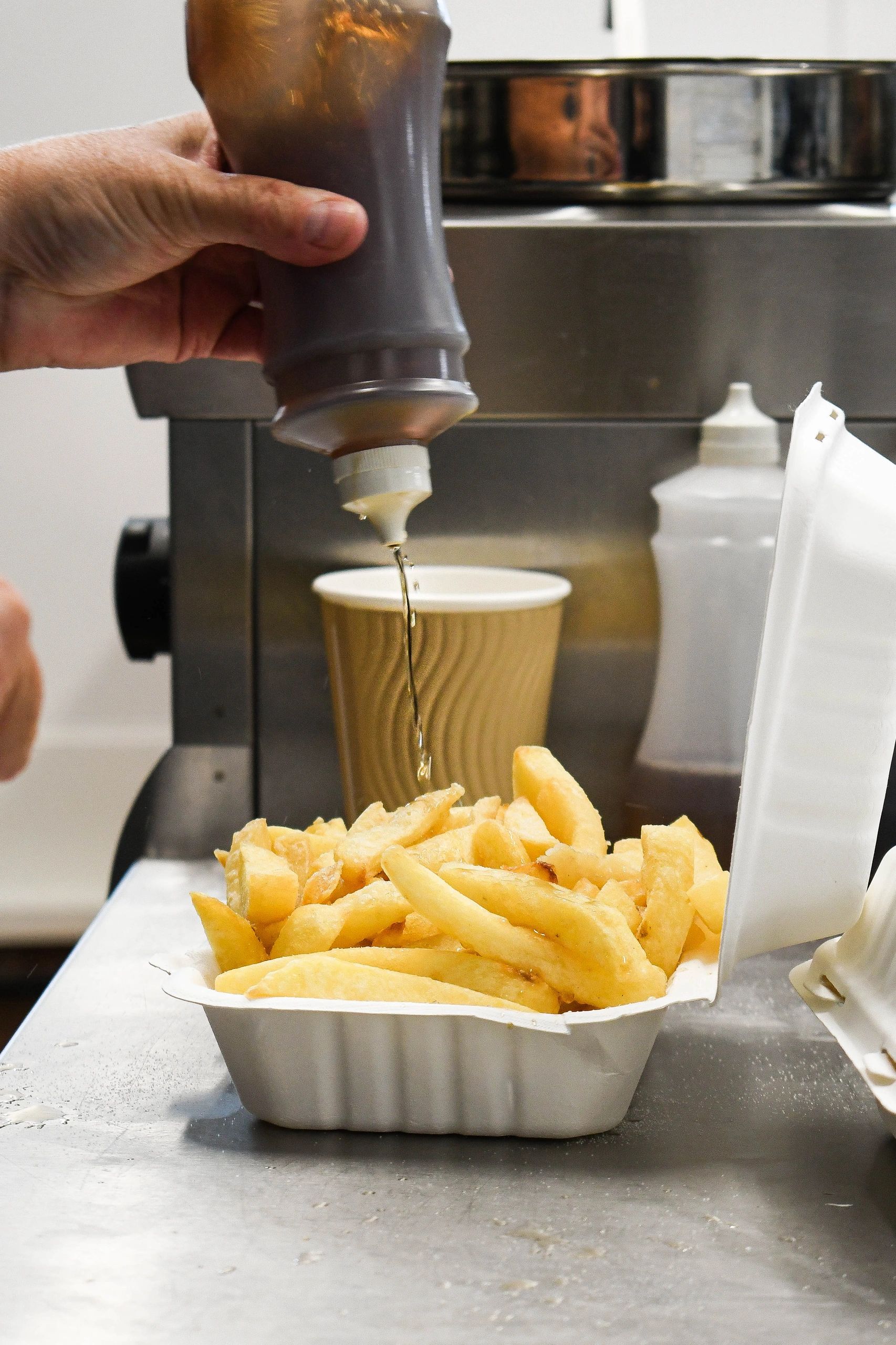 Fish and Chips, Take Away - The Chip Thief - Dawlish Warren, England