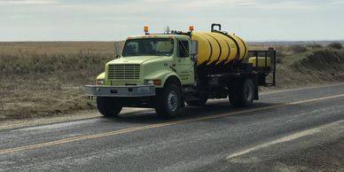 Spray truck