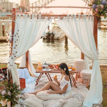 luxury events picnic picnics proposal proposals event Sydney wedding engagement 