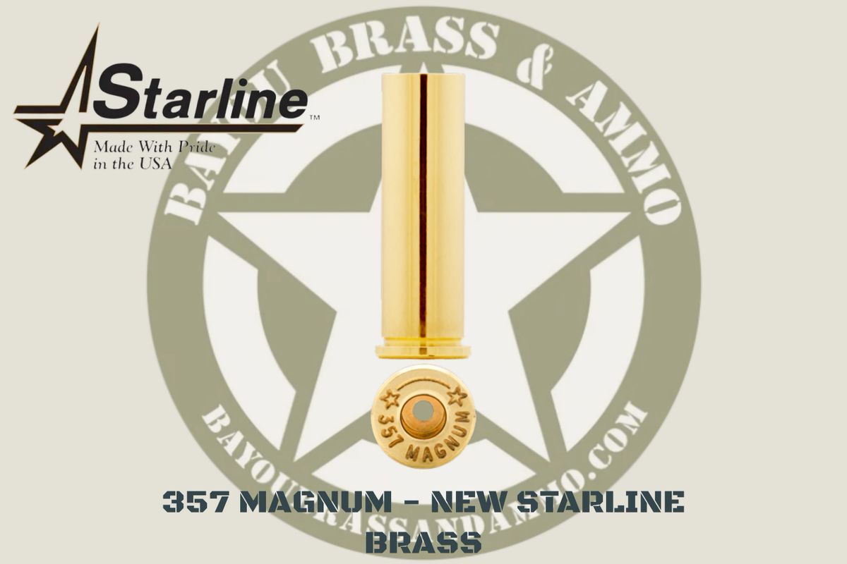 357 MAG New Brass