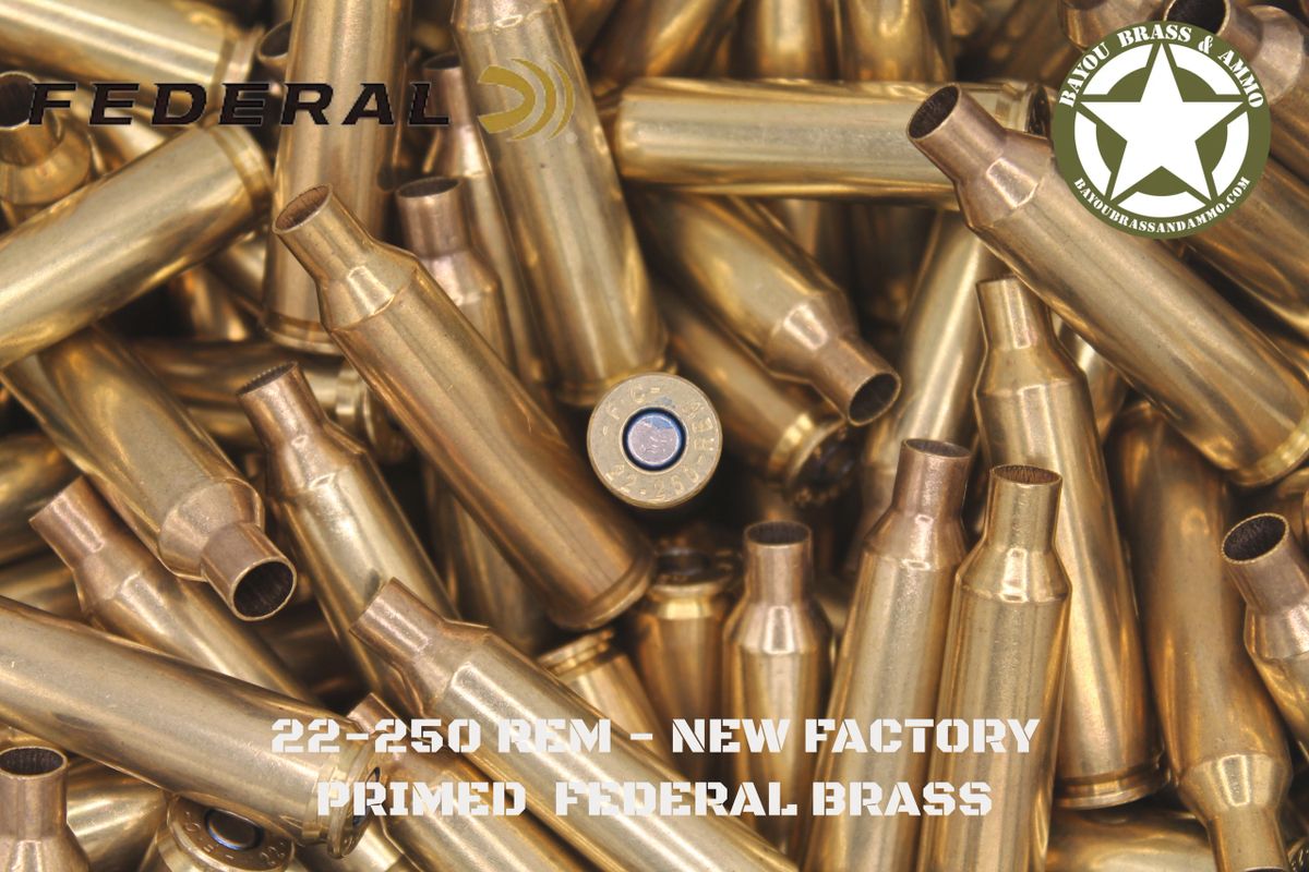 22-250 REM Brass